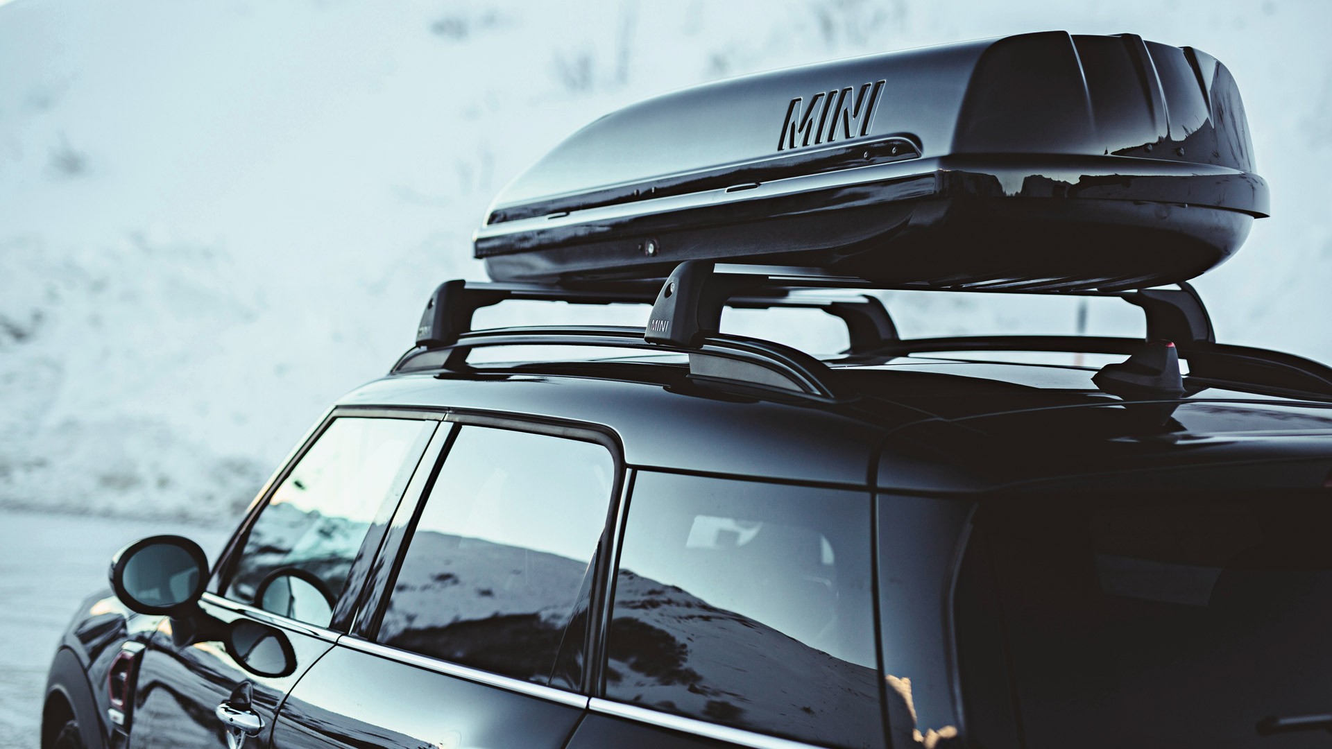 accessori mini – box per tetto MINI – attrezzatura da sci e da spiaggia